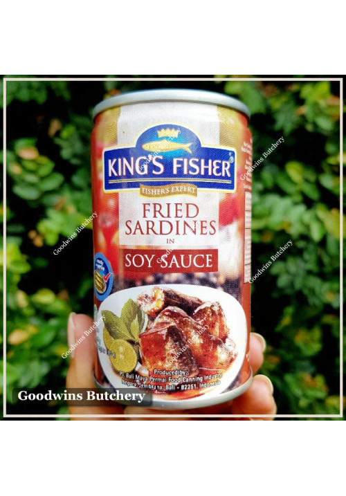 King's Fisher Bali SARDEN SAOS KECAP sardine soy sauce HALAL 155g
